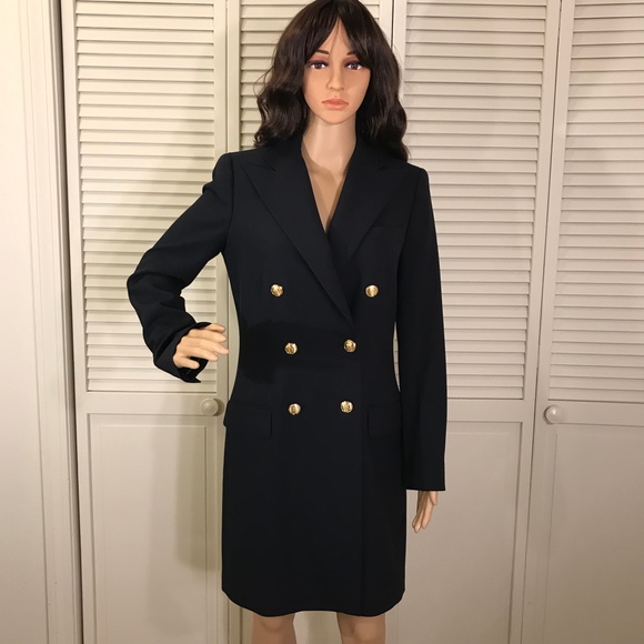 Polo Ralph Lauren Double-Breasted Wool Blazer Size 4 - Picture 2 of 15